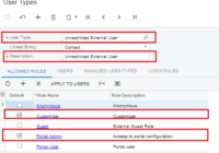 User in Acumatica