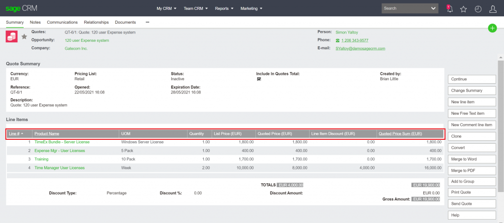 Add Fields or Columns into Quote or Order Item Grid in Sage CRM - Sage ...