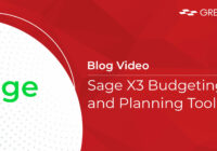 Sage X3 Budgeting and Planning Tool